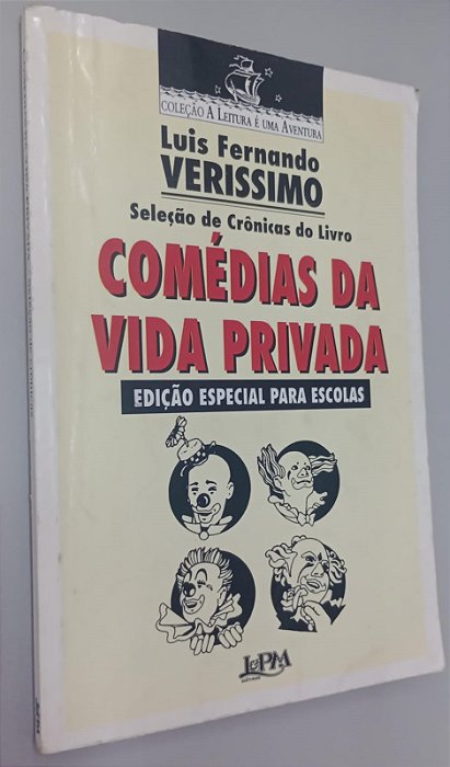 Livro Comédias da Vida Privada Autor Verissimo, Luis Fernando (1996) [usado]