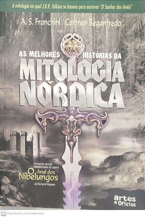 Livro as Melhores Histórias da Mitologia Nórdica Autor Franchini, A. S. (2010) [seminovo]