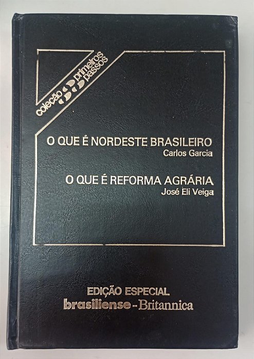 Livro o que é Nordeste Brasileiro / o que é Reforma Agrária - Coleção Primeiros Passos / Brasiliense Autor Garcia, Carlos (1985) [usado]