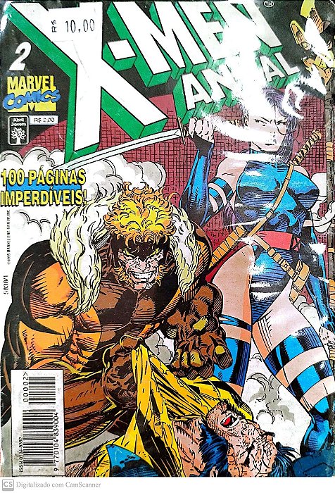 Gibi X-men Anual #2 Autor (1995) [usado]
