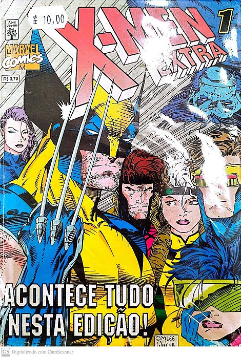 Gibi X-men Extra #1 Autor (1995) [usado]