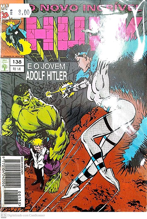 Gibi o Novo Incrível Hulk #138 Autor (1994) [usado]