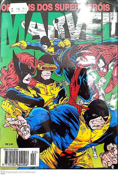 Gibi Origens dos Super-heróis Marvel #2 Autor (1994) [usado]