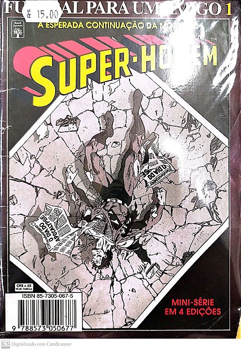 Gibi Super-homem: Funeral para um Amigo #1 Autor (1994) [usado]