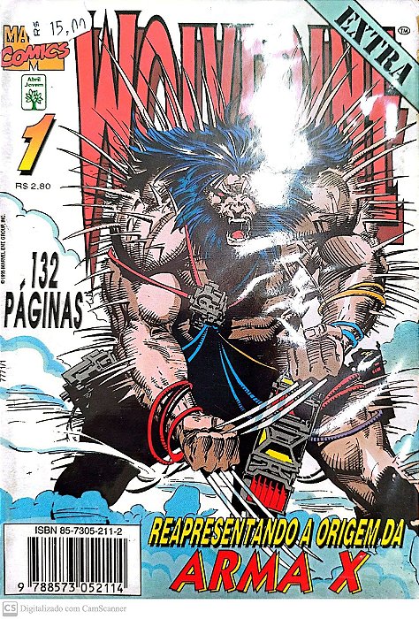 Gibi Wolverine Extra #1 Autor (1995) [usado]