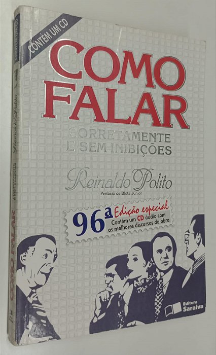 Livro Como Falar Corretamente e sem Inibições Autor Polito, Reinaldo (2001) [usado]