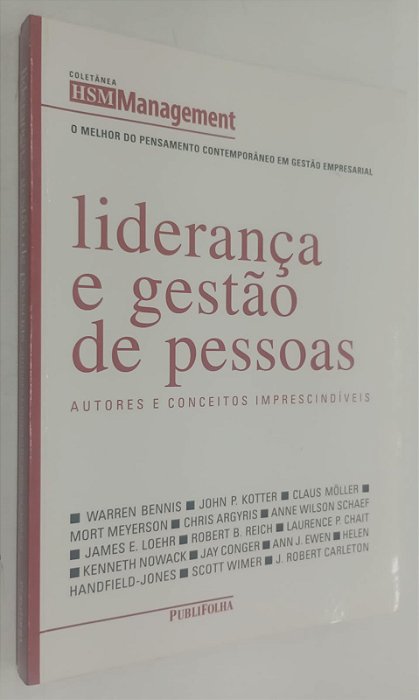 Livro Liderança e Gestão de Pessoas Autor Vários Autores (2002) [usado]