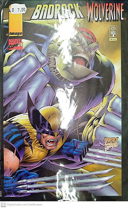 Gibi Badrock e Wolverine Autor (1997) [usado]