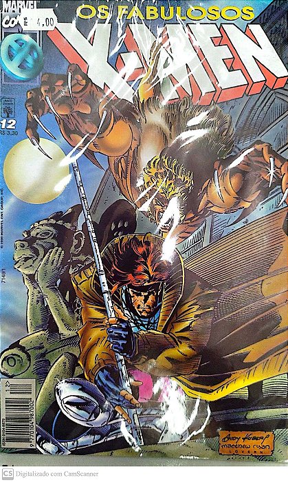 Gibi os Fabulosos X-men #12 Autor (1996) [usado]