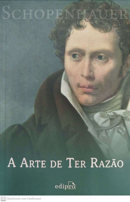 Livro a Arte de Ter Razão Autor Schopenhauer, Arthur (2019) [seminovo]
