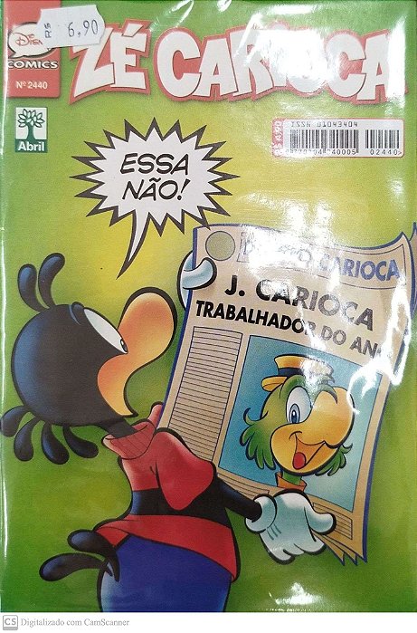 Gibi Zé Carioca #2440 Autor (2018) [seminovo]