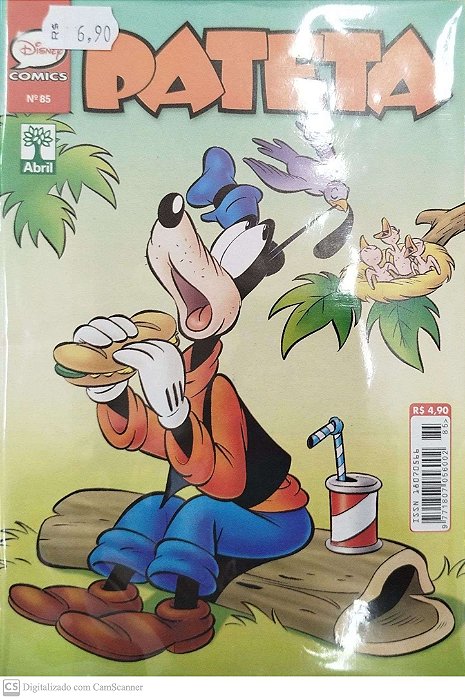 Gibi Pateta #85 Autor (2018) [seminovo]