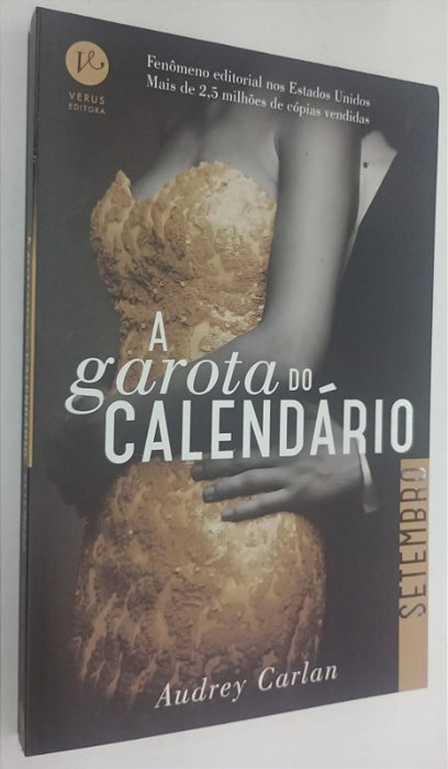 Livro Setembro - a Garota do Calendário 9 Autor Carlan, Audrey (2016) [seminovo]