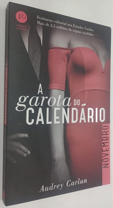 Livro Novembro - a Garota do Calendário 11 Autor Carlan, Audrey (2016) [seminovo]