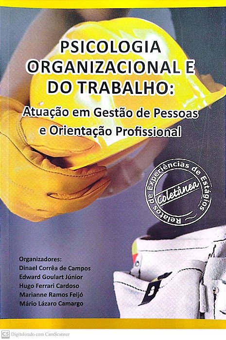 Livro Psicologia Organizacional e do Trabalho: Atuação em Gestão de Pessoas e Orientação Profissional Autor Campos (org.), Dinael Corrêa de (2015) [seminovo]
