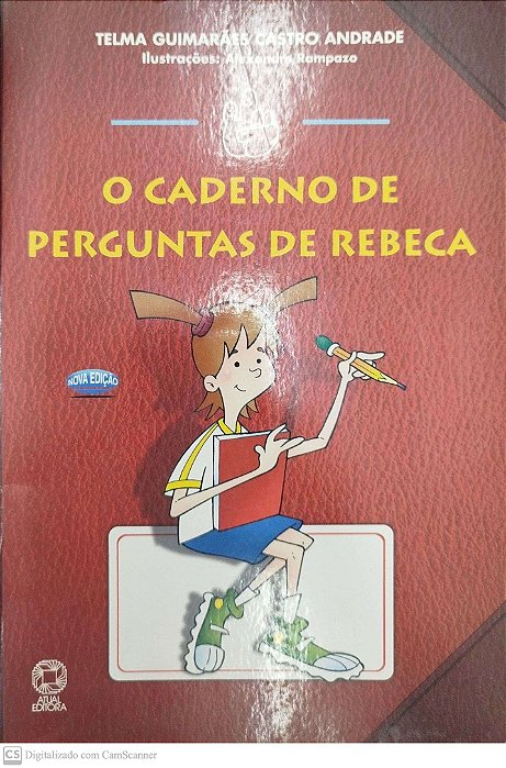 Livro o Caderno de Perguntas de Rebeca Autor Andrade, Telma Guimarães (2004) [seminovo]