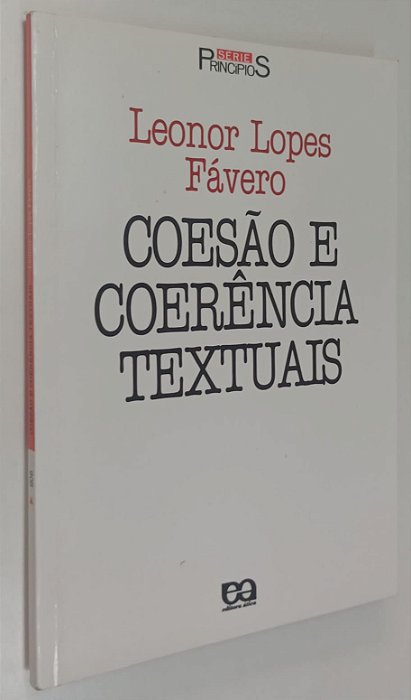 Livro Coesão e Coerência Texturas Autor Fávero, Leonor Lopes (2002) [seminovo]