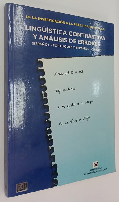 Livro Linguística Contrastiva Y Análisis de Errores Autor Vários Autores (1999) [seminovo]