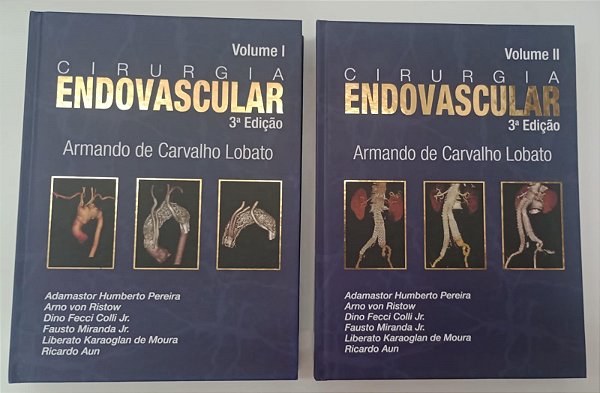Livro Cirurgia Endovascular - 3° Edição (2 Volumes) Autor Pereira, Adamastor Humberto (2015) [seminovo]