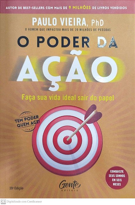 Livro o Poder da Ação Autor Vieira, Paulo (2022) [seminovo]