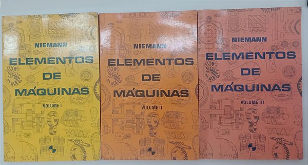 Livro Elementos de Máquinas (3 Volumes - 1971) Autor Niemann, Gustav (1971) [usado]