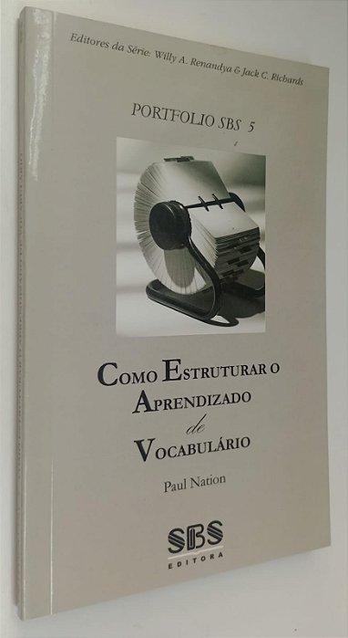 Livro Como Estruturar o Aprendizado de Vocabulário - Coleção Portfolio Sbs 5 Autor Nation, Paul (2003) [seminovo]