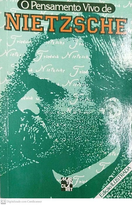 Livro Pensamento Vivo de Nietzsche, o Autor Vários (1985) [usado]