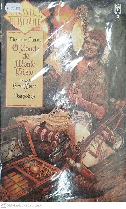 Gibi o Conde de Monte Cristo - Classics Illustrated #3 Autor Dumas, Alexandre (1991) [usado]