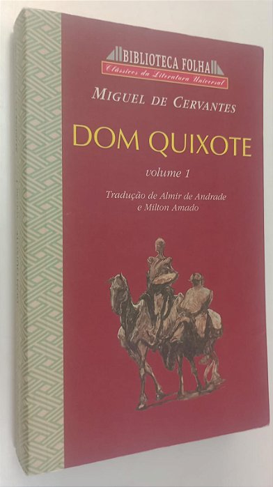 Livro Dom Quixote - Volume 1 (tradução de Almir de Andrade e Milton Amado) Autor Cervantes, Miguel de (1998) [seminovo]