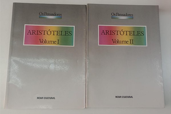 Livro Aristóteles (dois Volumes) - Coleção os Pensadores / Nova Cultural 1987 Autor Aristóteles (1987) [usado]