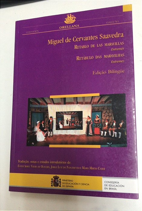 Livro Retablo de Las Maravillas- Edição Bilíngue Autor Saavedra, Miguel de Cervantes (2004) [usado]