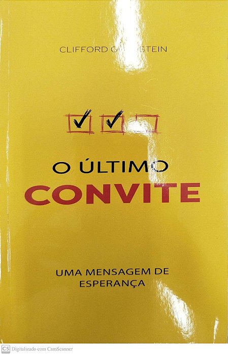 Livro o Último Convite Autor Goldstein, Clifford (2021) [seminovo]