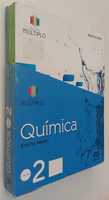 Livro Química Volume 2 Ensino Médio (2 Livros + Caderno de Estudo) Autor Reis, Martha (2014) [usado]