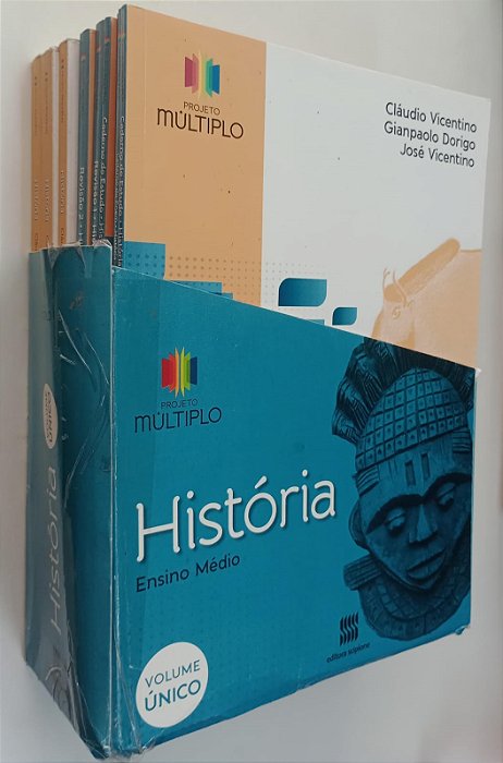 Livro História Ensino Médio (box) Autor Vicentino, Cláudio (2020) [usado]