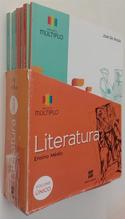 Livro Literatura Ensino Médio (9 Livros) Autor Nicola, José de (2014) [usado]
