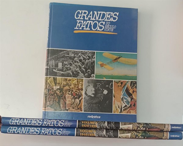 Livro Grandes Fatos do Século Vinte (3 Volumes) Autor Vários (1984) [usado]