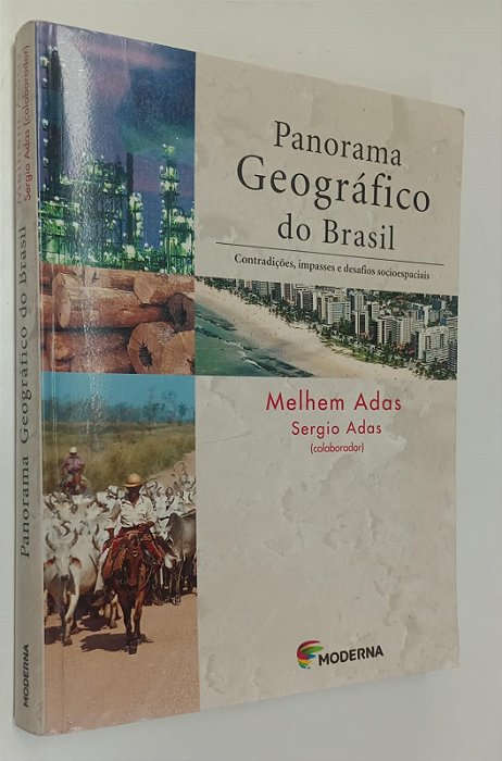 Livro Panorama Geográfico do Brasil Autor Adas, Melhem (2014) [usado]