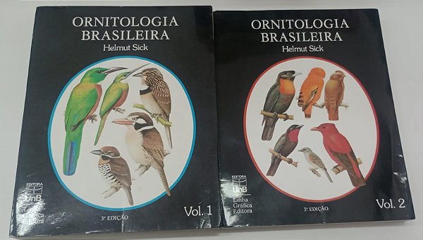 Livro Ornitologia Brasileira (2 Volumes - 3° Ed. 1988) Autor Sick, Helmut (1988) [usado]
