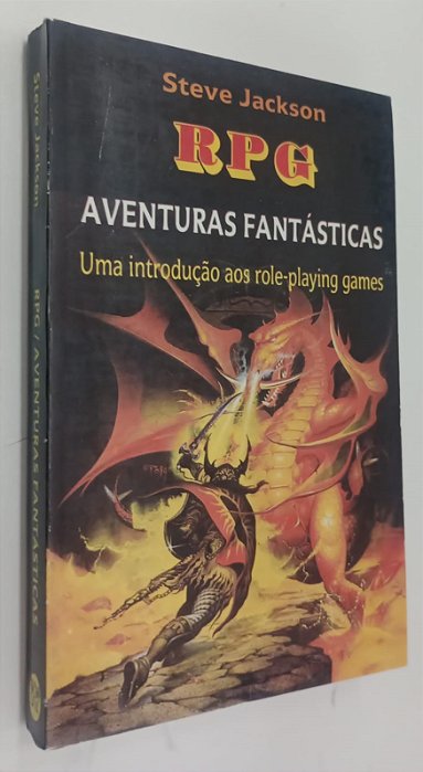 Livro Rpg / Aventuras Fantásticas: Uma Introdução aos Role-playing Games Autor Jackson, Steve [seminovo]