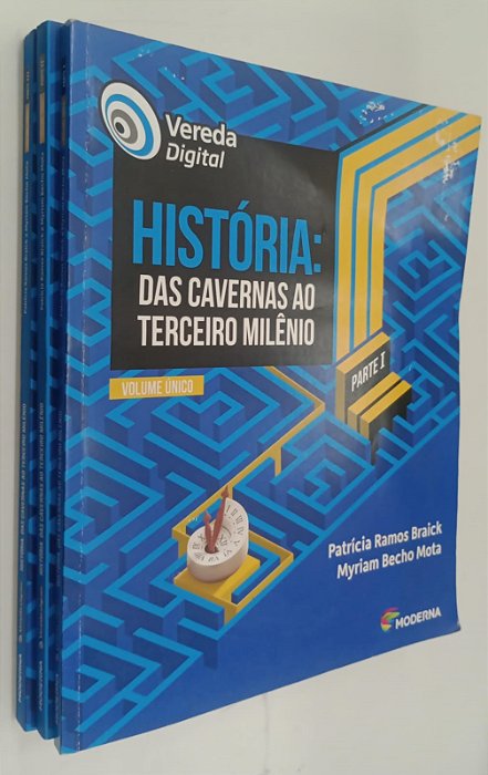 Livro História: das Cavernas ao Terceiro Milênio (3 Volumes) Autor Braick, Patrícia Ramos (2017) [usado]