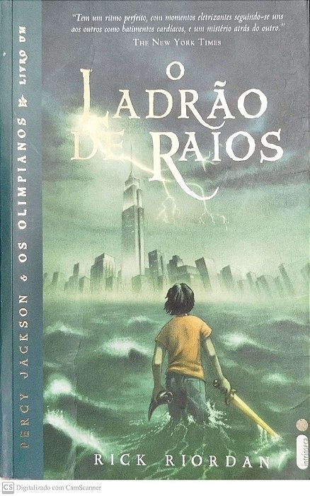 Livro o Ladrão de Raios - Percy Jackson e os Olimpianos 1 Autor Riordan, Rick (2010) [usado]
