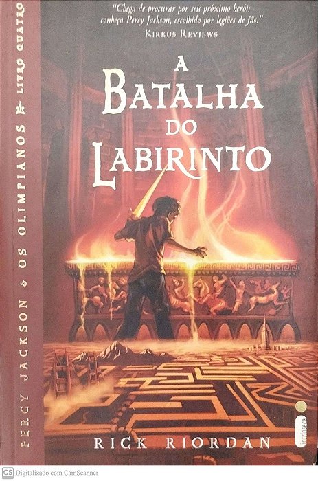 Livro a Batalha do Labirinto - Percy Jackson e os Olimpianos Livro 4 Autor Riordan, Rick (2010) [seminovo]