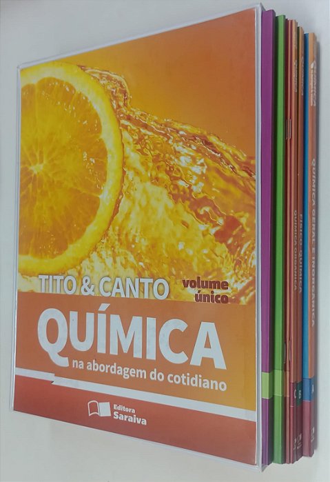 Livro Química na Abordagem do Cotidiano Volume Único (box) Autor Eduardo Leite do Canto (2015) [seminovo]