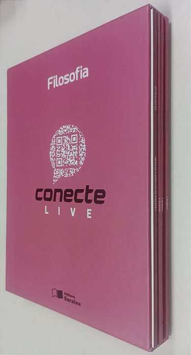 Livro Filosofia Conecte Live (3 Livros + Caderno de Estudos) Autor Gallo, Sílvio (2020) [seminovo]