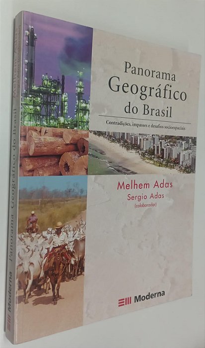 Livro Panorama Geográfico do Brasil Autor Adas, Melhem (2008) [usado]