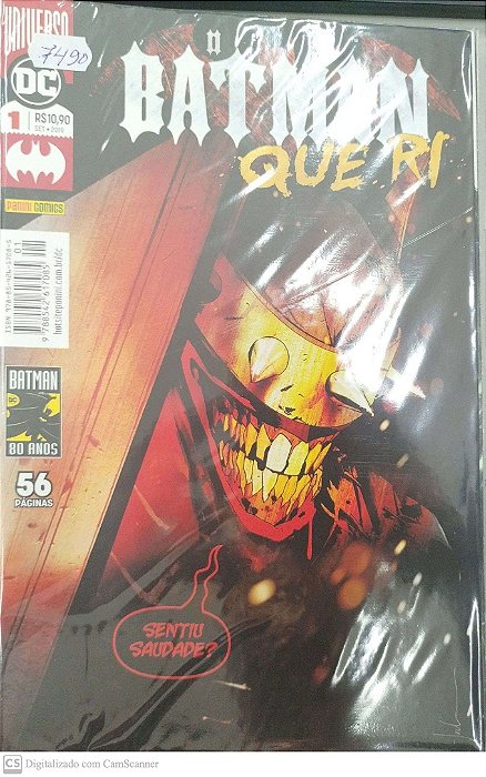 Gibi Batman que Ri #1 Autor (2019) [seminovo]