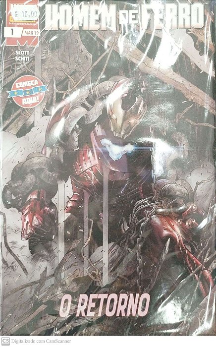 Gibi Homem de Ferro #1 Autor (2019) [seminovo]