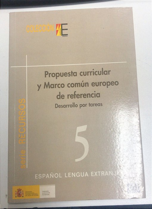 Livro Propuesta Curricular e Marco Común Europeo de Refencia 5 - Desarrollo por Tareas Autor Fernámdez, Sonsoles (2003) [usado]