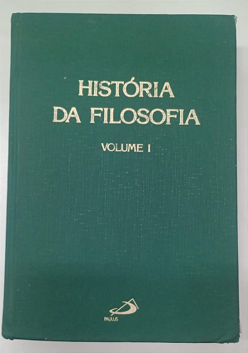 Livro História da Filosofia - Volume 1 Autor Reale, Giovani (2000) [usado]