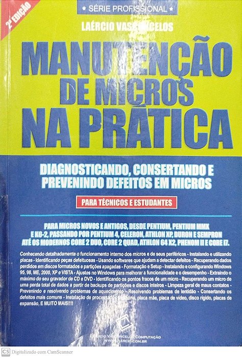 Livro Manutenção de Micros na Prática Autor Vasconcelos, Laércio (2009) [usado]